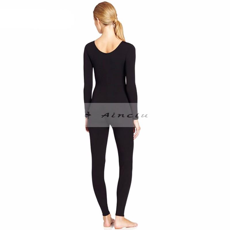 women's black spandex jumpsuit